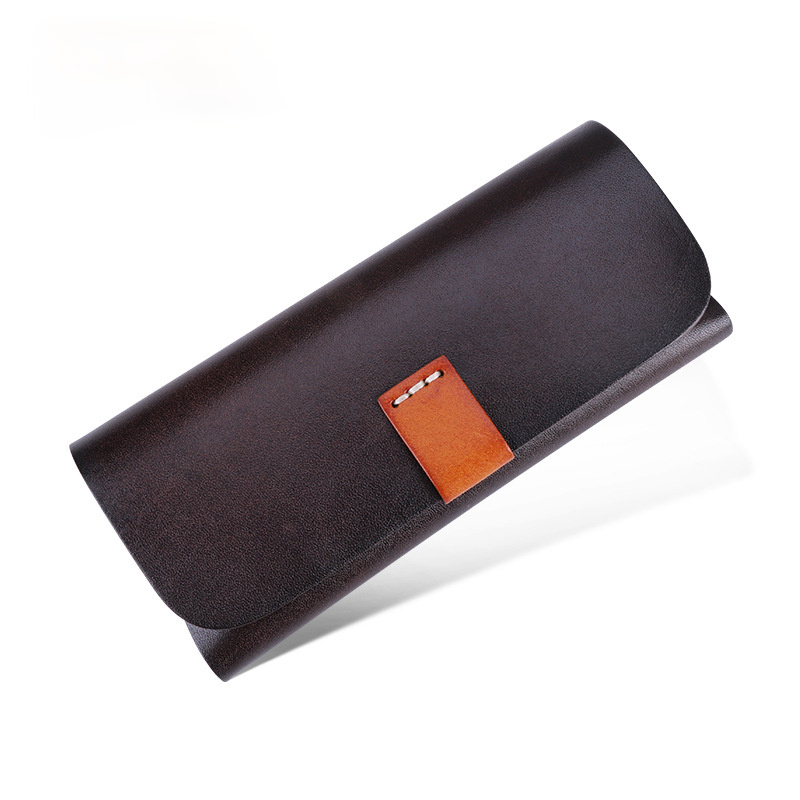 Vintage Leather Personality Glass Cases J064-Leather Cases-Black-Free Shipping Leatheretro