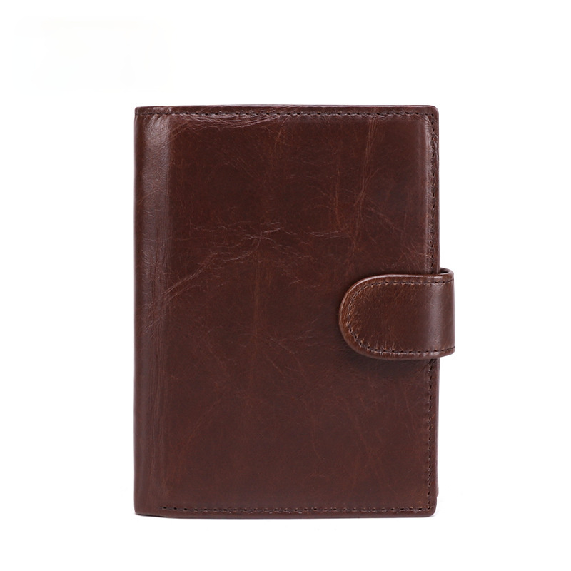 Retro Handmade Leather Large Storage Wallet J2063-Leather Wallets-Coffee-Free Shipping Leatheretro