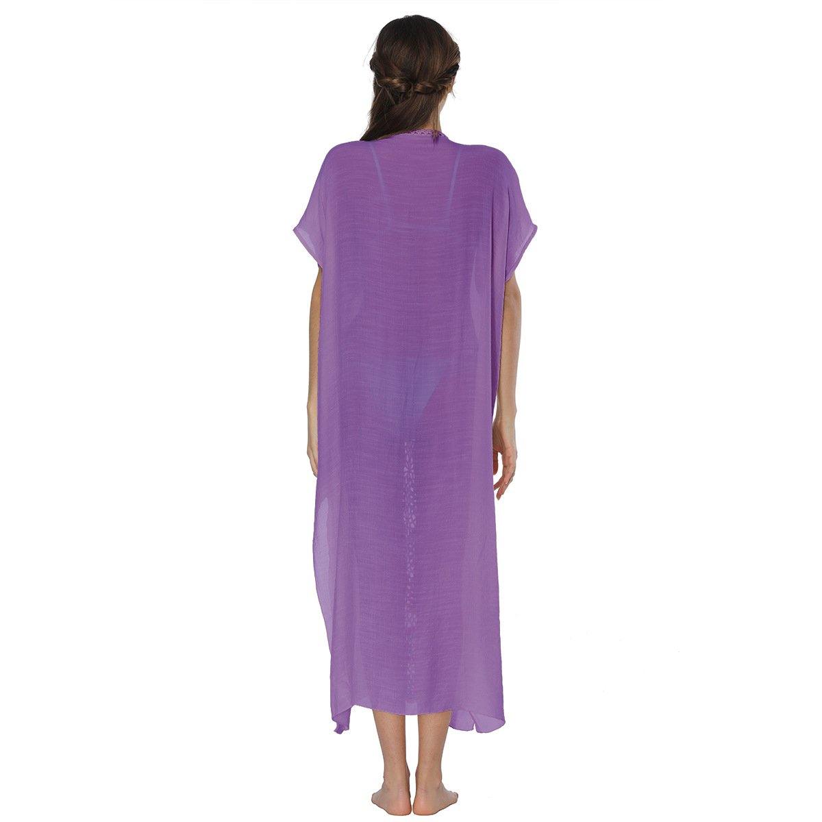 Women Long Summer Beach Cover Ups-Cover Ups-White-One Size-Free Shipping Leatheretro