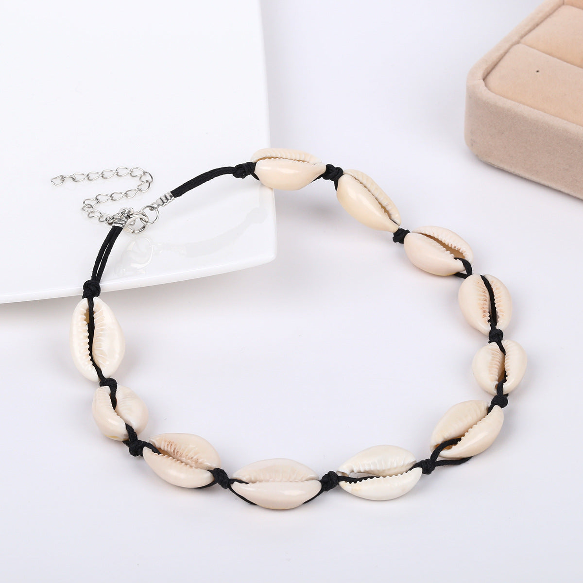 Casual Shell Handmade Clavicle Chain for Women-Necklaces-The same as picture-Free Shipping Leatheretro