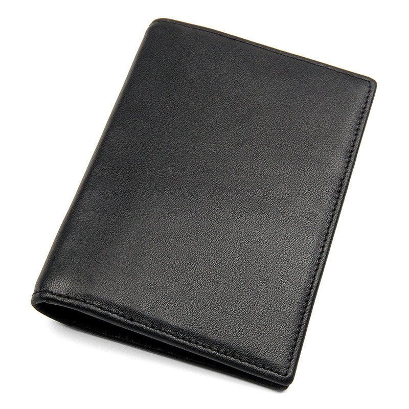 Vintage RFID Leather Passport Case 8190-Leather Passport Case-Black-Free Shipping Leatheretro