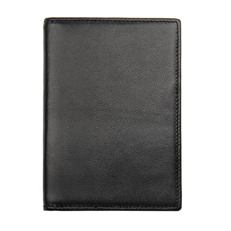 Vintage RFID Leather Passport Case 8190-Leather Passport Case-Black-Free Shipping Leatheretro