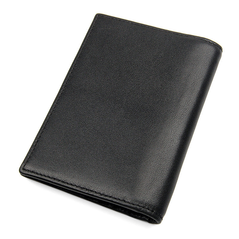 Vintage RFID Leather Passport Case 8190-Leather Passport Case-Black-Free Shipping Leatheretro