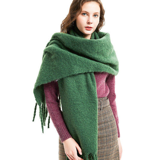 Winter Tassels Women Scarfs/capes-scarves-GWB1-01-190-220cm-Free Shipping Leatheretro