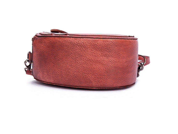 Leisure Heart Shape Design Leather Women Shoulder Bags 8055-Handbags-Red-Free Shipping Leatheretro