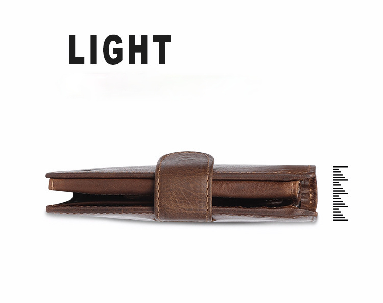 Retro Handmade Leather Large Storage Wallet J2063-Leather Wallets-Coffee-Free Shipping Leatheretro