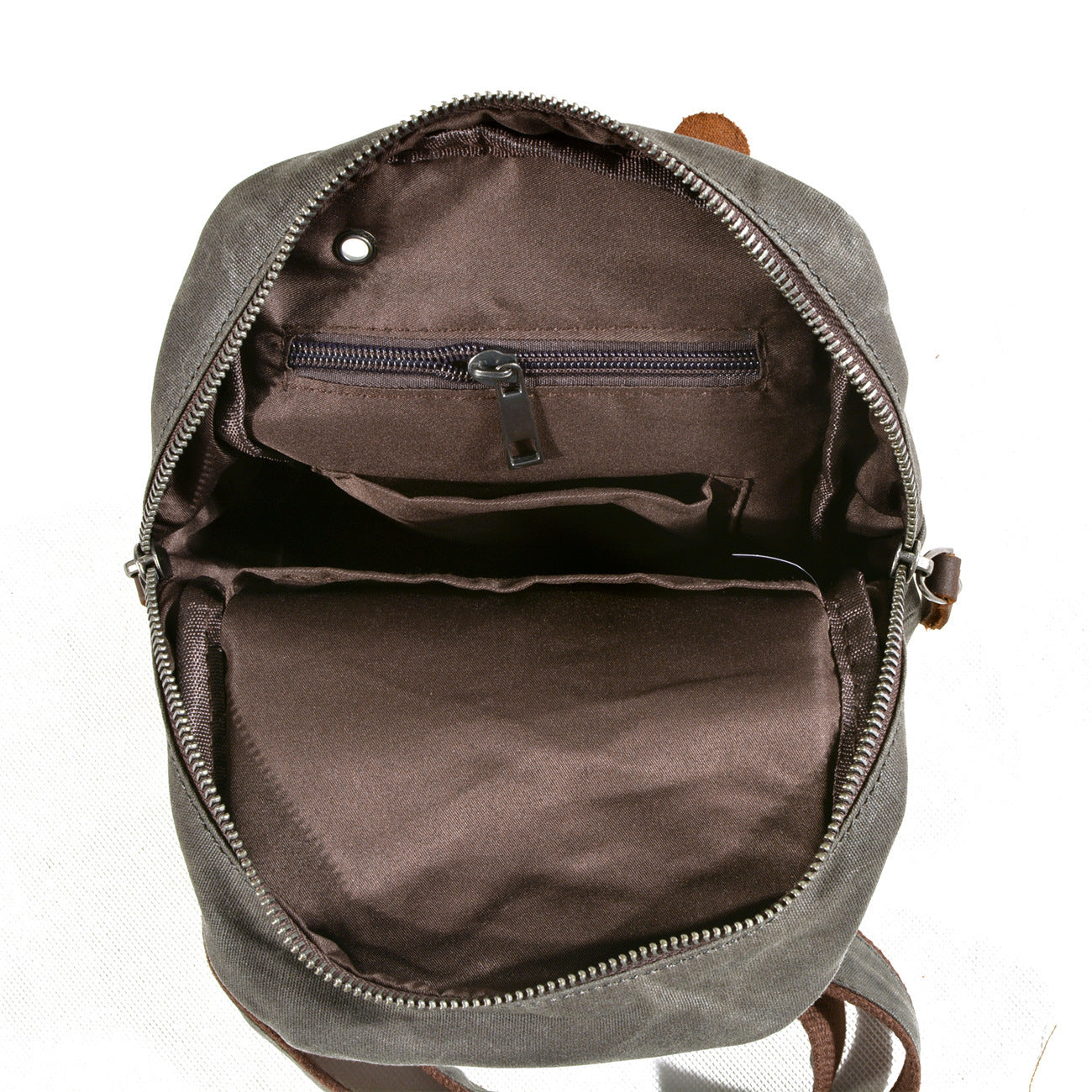 Leisure Mini Canvas Chest Bags for Men 6018-Handbags, Wallets & Cases-Khaki-Free Shipping Leatheretro