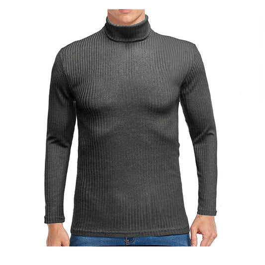 Fall Turtleneck Long Sleeves Knitted Sweaters-Shirts & Tops-White-S-Free Shipping Leatheretro