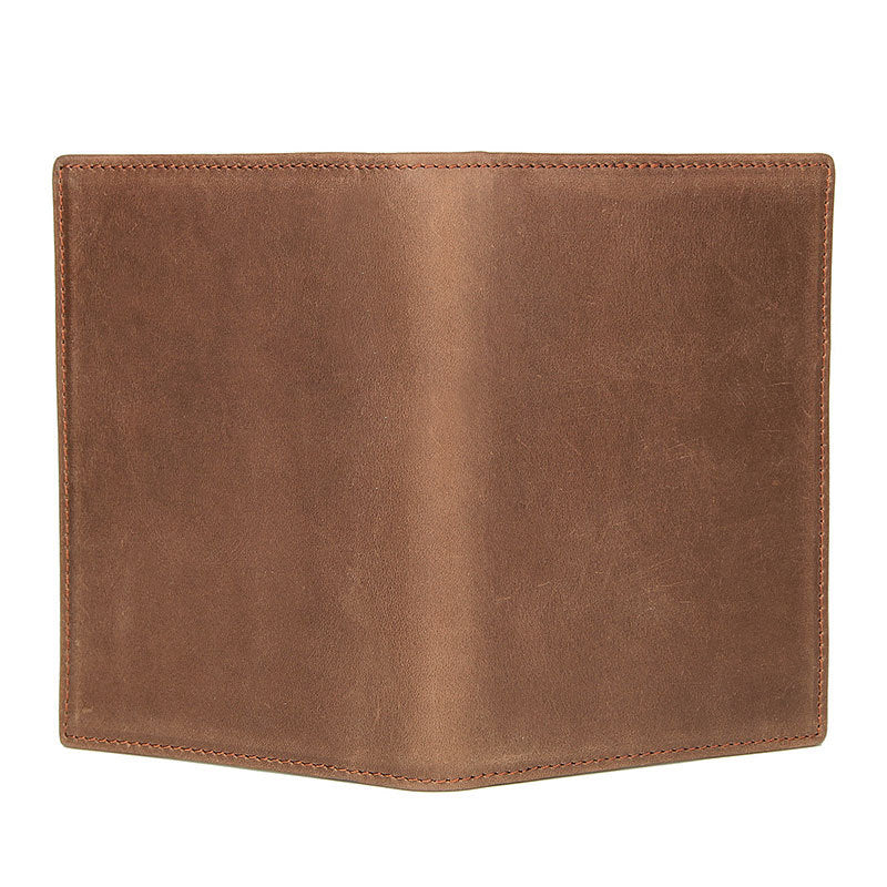 Vintage RFID Leather Passport Case 8190-Leather Passport Case-Black-Free Shipping Leatheretro