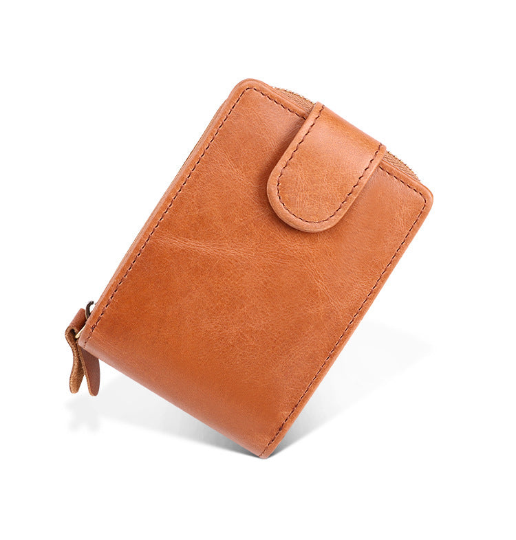 Vintage Fashion Leather RFID Multi Cards Cases K035-Leather Cases-Brown-Free Shipping Leatheretro