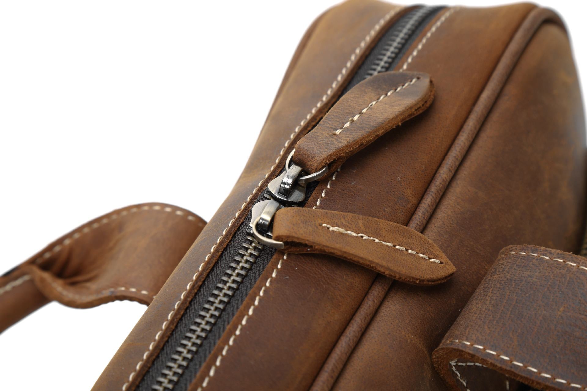 Men's Leather Business Laptop Bags S8903-Leather Briefcases-Dark Brown-Free Shipping Leatheretro