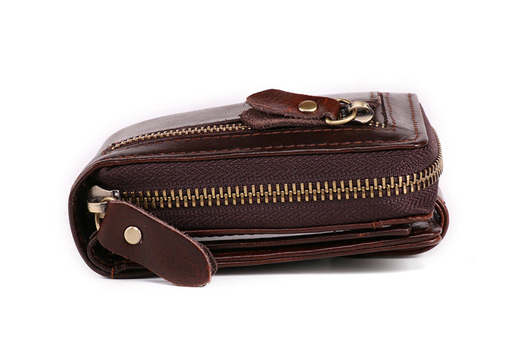 Vintage Fashion Leather RFID Multi Cards Cases K035-Leather Cases-Brown-Free Shipping Leatheretro