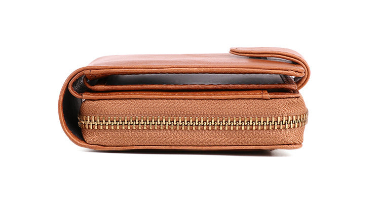 Vintage Fashion Leather RFID Multi Cards Cases K035-Leather Cases-Brown-Free Shipping Leatheretro