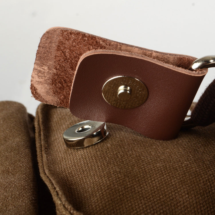 Vintage Canvas Crossbody Shoulder Messenger Bags-Handbags, Wallets & Cases-Black-Free Shipping Leatheretro