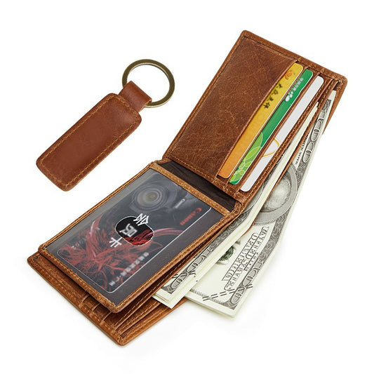 Vintage Business RFID Leather Wallet for Men 2054-Leather Wallet-Brown-Free Shipping Leatheretro