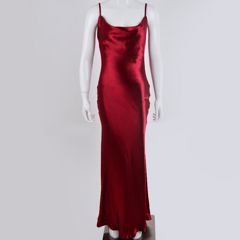 Sexy Strapless Night Party Evening Dresses-Dresses-Wine Red-XS-Free Shipping Leatheretro
