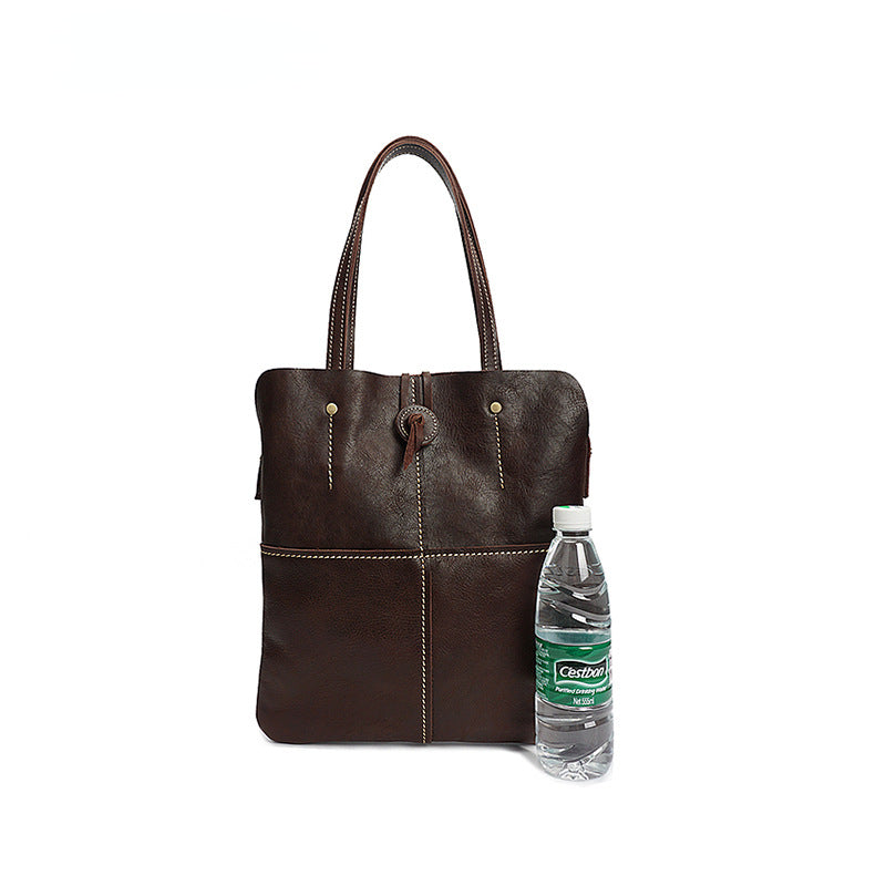 Vintage Handmade Leather Handbags for Women 8071-Handbags-Coffee-Free Shipping Leatheretro