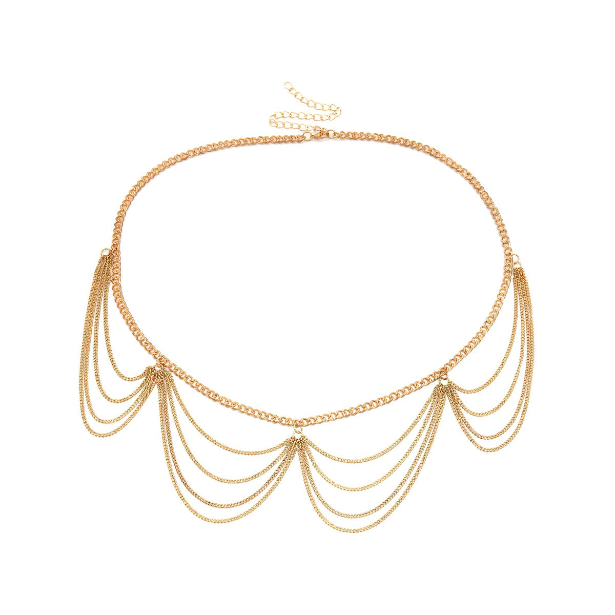 Golden Waving Tassels Women Waist Chains-Jewelry-Golden-Free Shipping Leatheretro