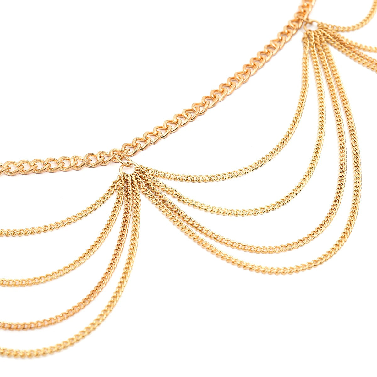 Golden Waving Tassels Women Waist Chains-Jewelry-Golden-Free Shipping Leatheretro