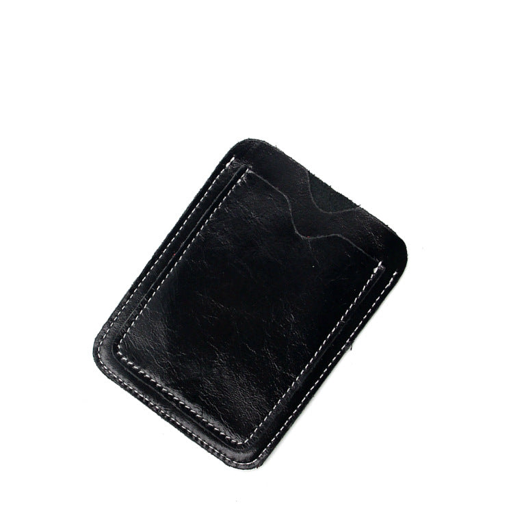 Buy One Get Two Free Leather Card Cases QB003-Leather cases-Black-Free Shipping Leatheretro