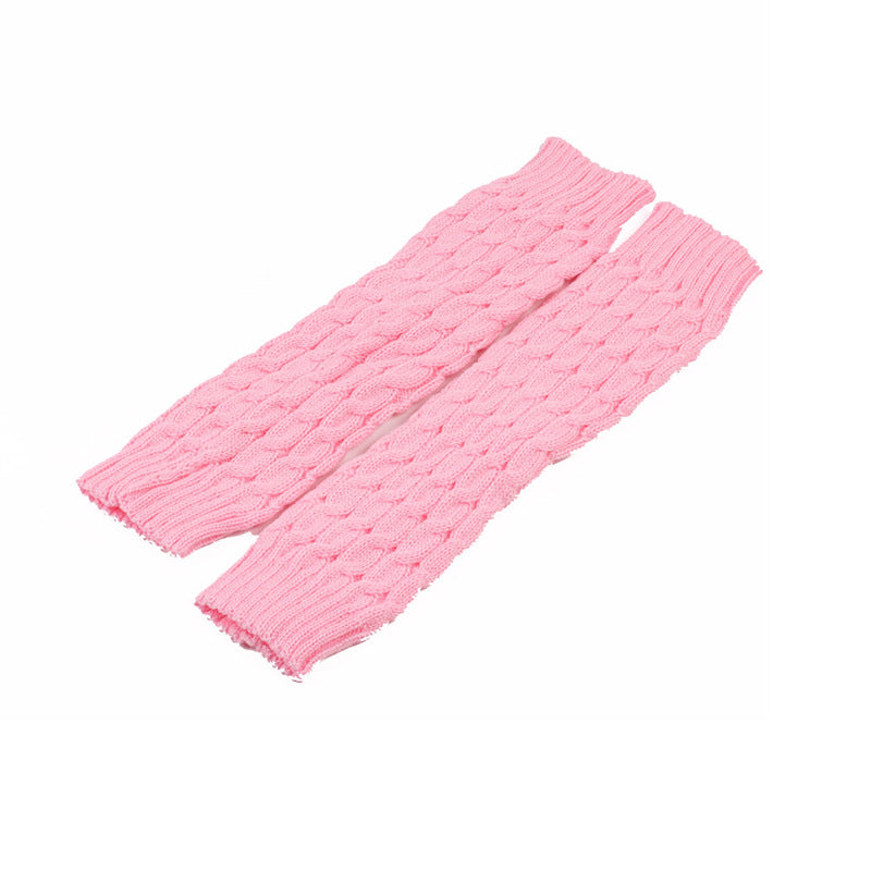 2 Pairs/set 40 cm Long Knitted Socks for Women-socks-Pink-One Size-Free Shipping Leatheretro