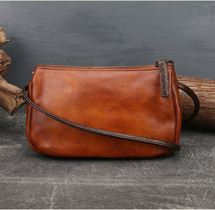 Vintage Handmade Women Leather Samll Bag 9059-Leather Bags for Women-Black-Free Shipping Leatheretro