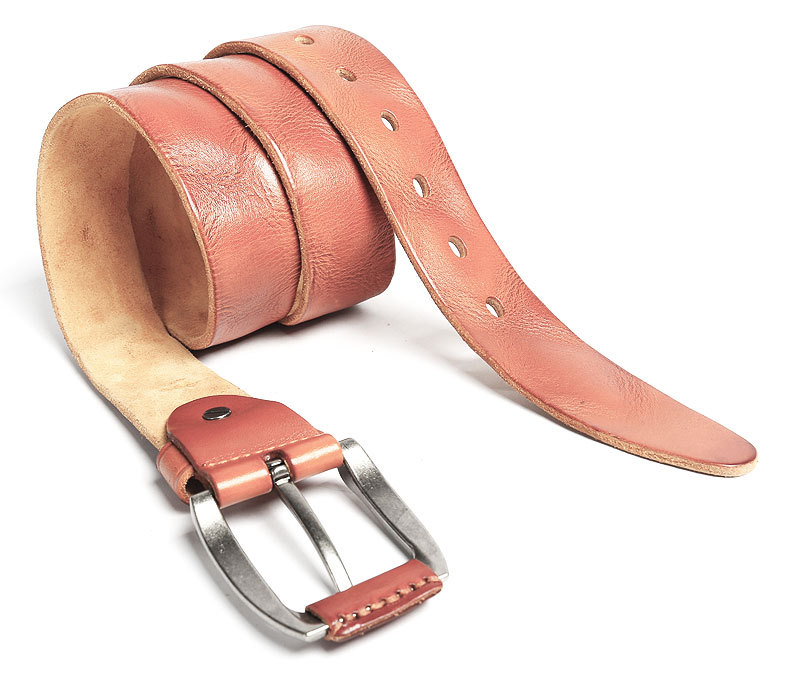 Retro Men's Handmade Leather Casual Belt 15007-Leather Belt-Khaki-Free Shipping Leatheretro