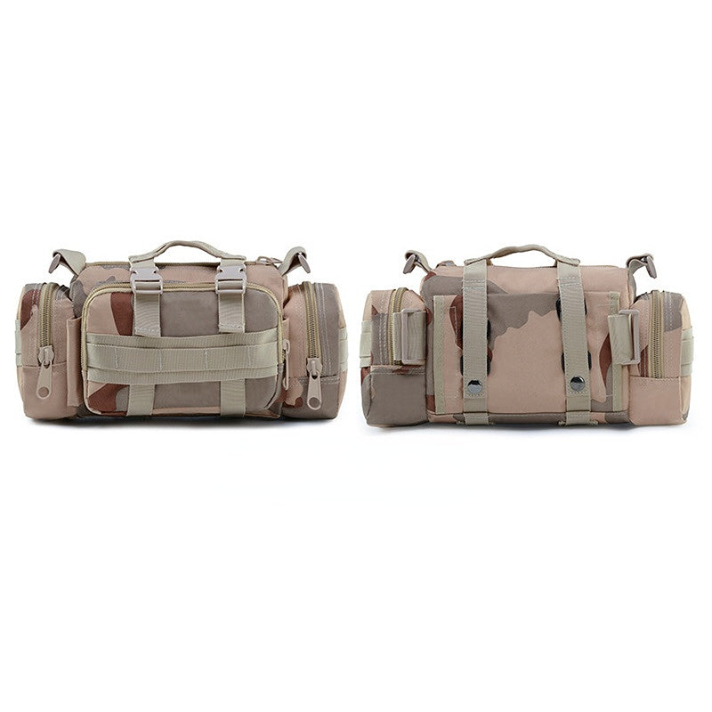 Multifunctional Tactical Bags Cycling Shoulder Bags for Men-Handbags-Desert Camo-Free Shipping Leatheretro
