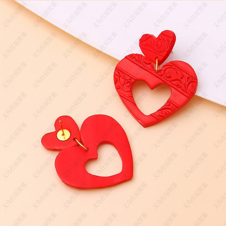 3pcs/Set Valentine's Day Sweetheart Designed Earrings for Women-Earrings-3pcs/Set-Free Shipping Leatheretro