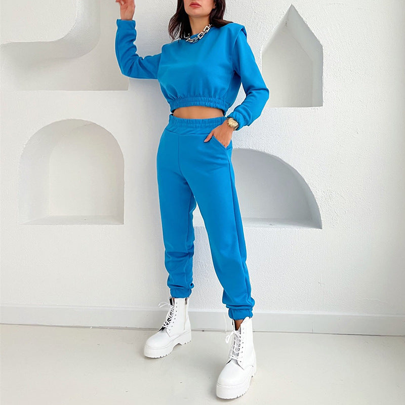 Casual Spring Sports Suits for Women-Suits-White-S-Free Shipping Leatheretro