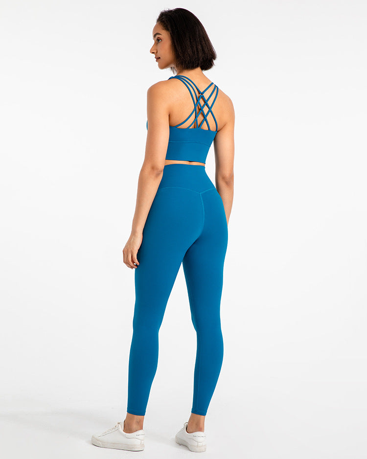 Sexy Women Outdoor Running Yoga Sets for Exercising-Activewear-1-4/S-Free Shipping Leatheretro