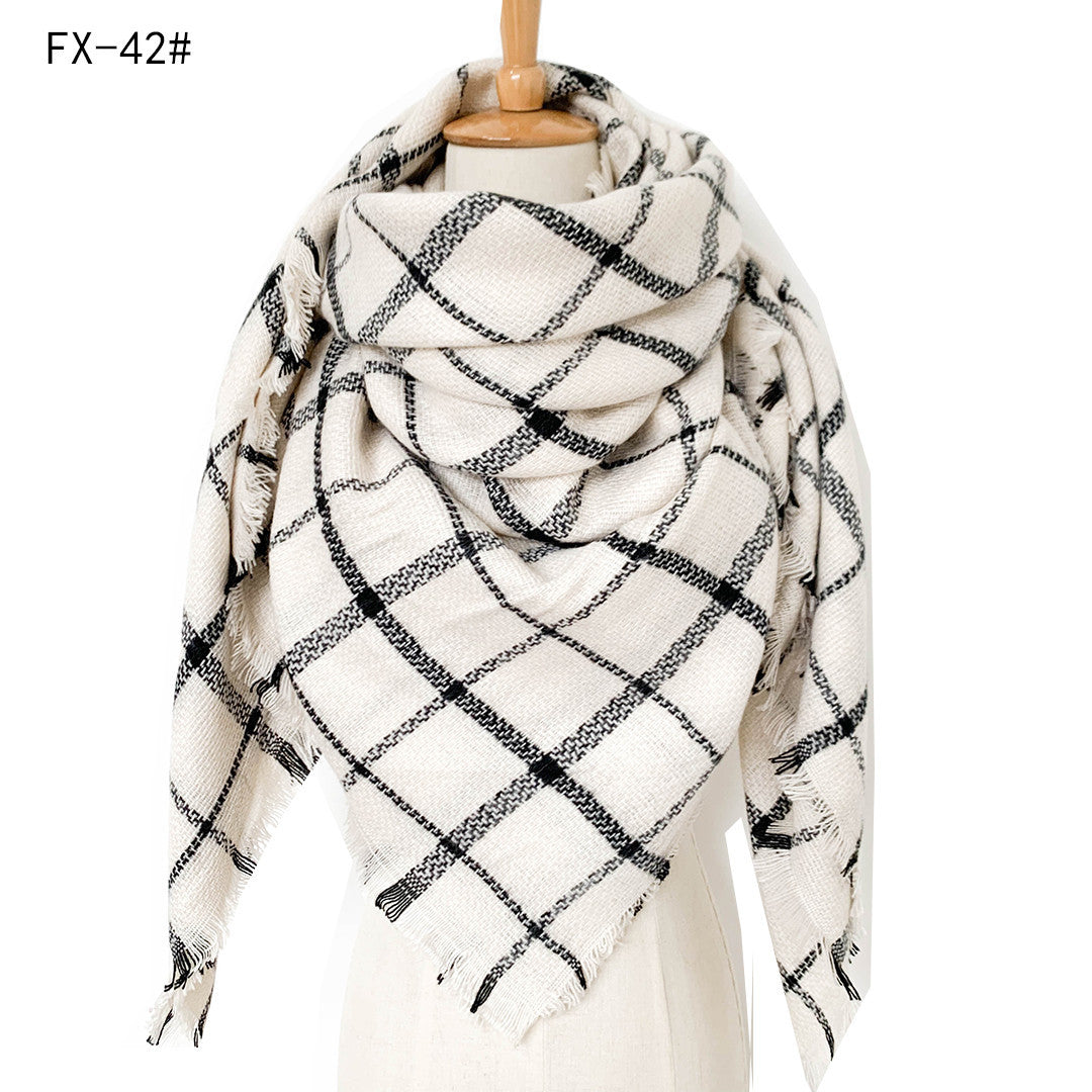 Colorful Soft Winter Scarfs for Women-scarves-42#-140cm-Free Shipping Leatheretro