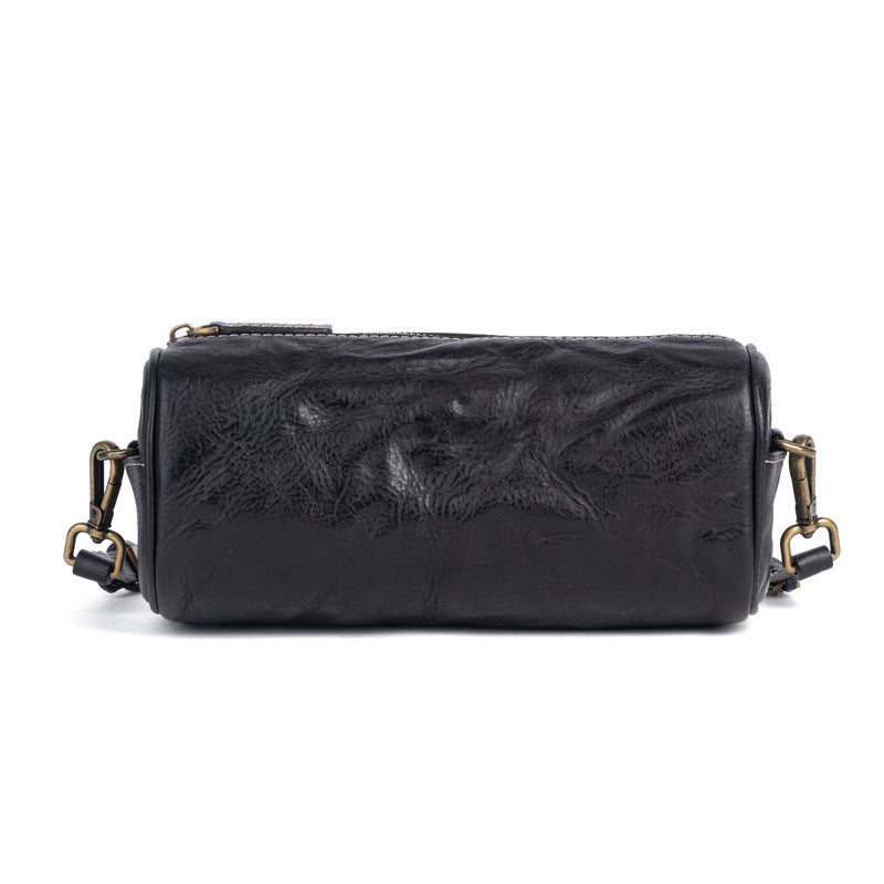 Vintage Leather Bucket Crossbody Bag for Women 2276-Leather Handbags for Women-Red-Free Shipping Leatheretro