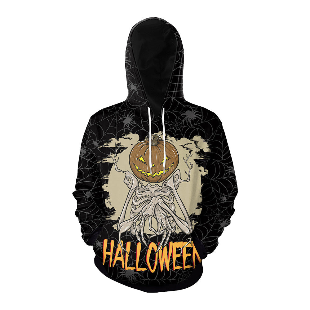 Hip Hop Style Women Plus Sizes Hoodies for Halloween-Shirts & Tops-WB128-017-M-Free Shipping Leatheretro