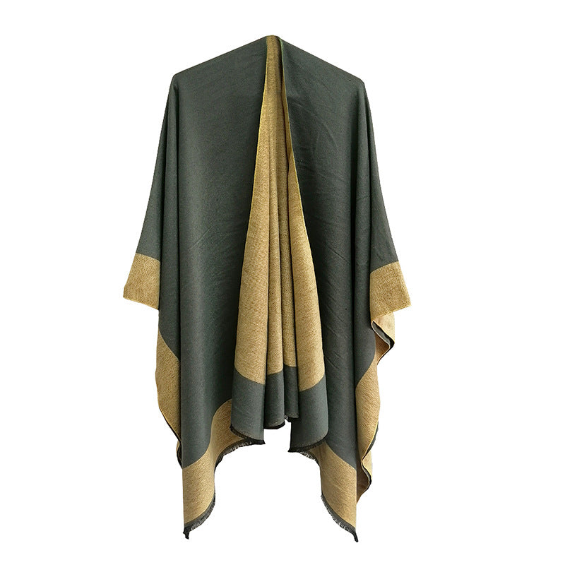 Fashion Traveling Shawls for Women-Scarves & Shawls-Green-150x130cm-Free Shipping Leatheretro