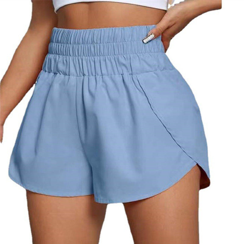 Casual High Waist Summer Shorts for Women-Pants-Green-S-Free Shipping Leatheretro