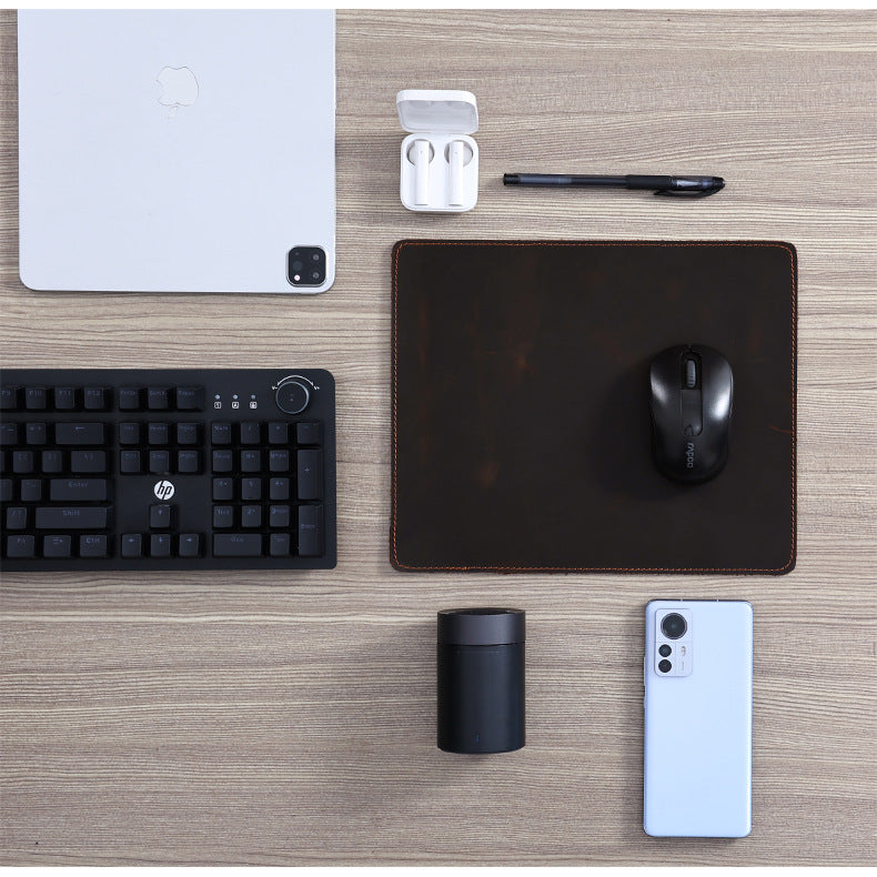 Durable Leather Mouse Pad 395-Mouse Pads-Coffee-Free Shipping Leatheretro