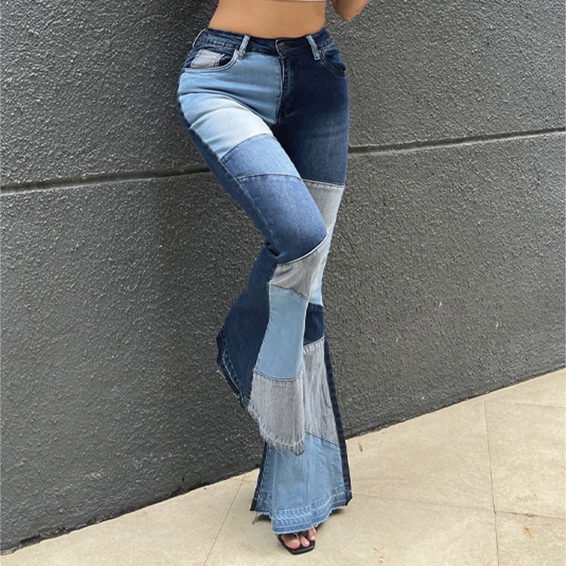 Fashion Plus Sizes Denim Jeans for Women-Pants-Blue-S-Free Shipping Leatheretro