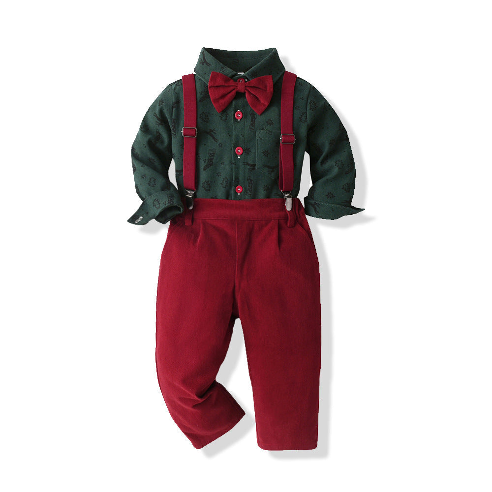 Boys' Christmas Suits-Suits-E-70CM-Free Shipping Leatheretro