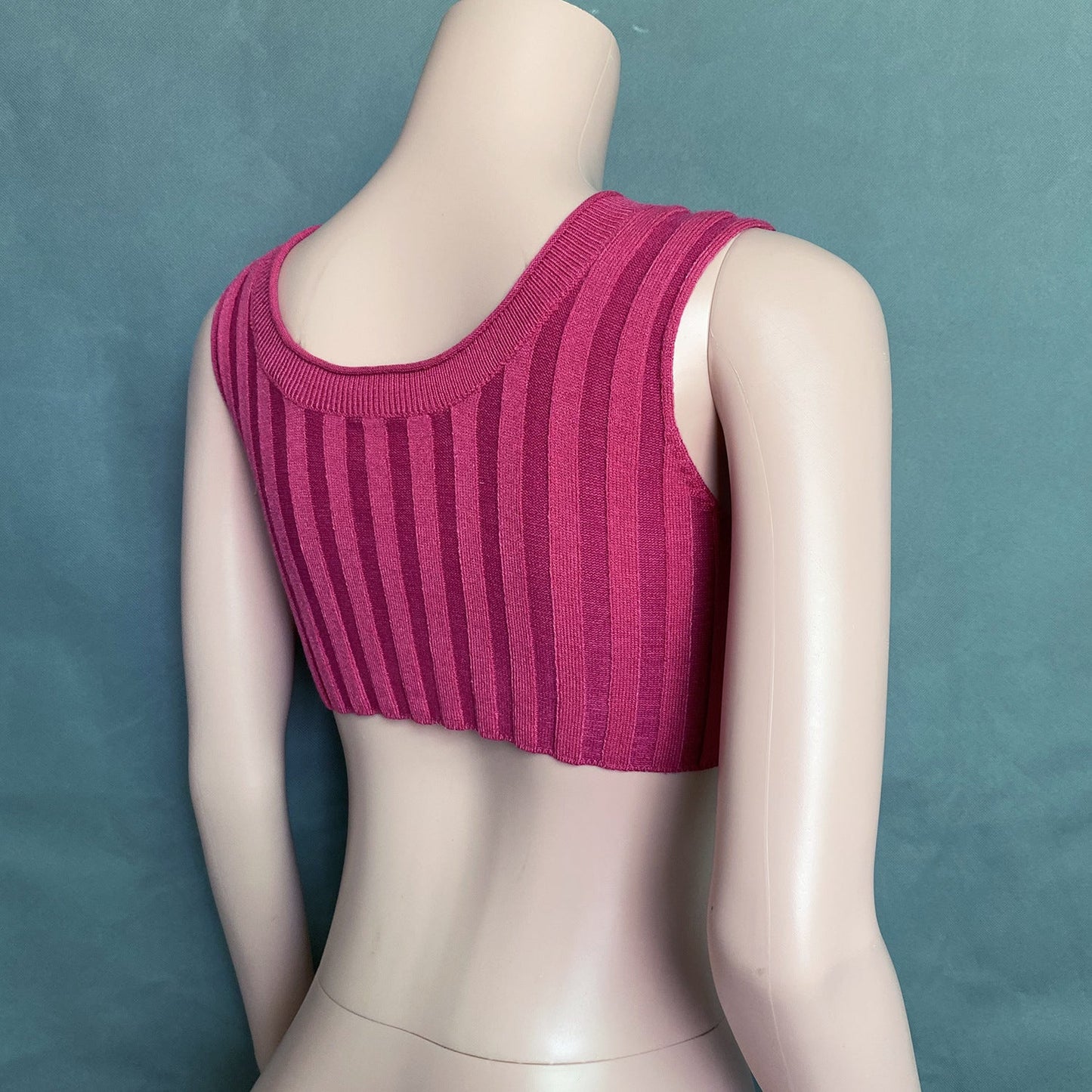 Sexy High Neck Knitting Women Short Tops Suits-Shirts & Tops-Green-S-Free Shipping Leatheretro