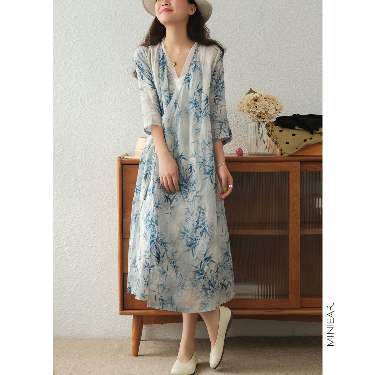 Vintage Lace Up Women Dresses-Dresses-The same as picture-M-Free Shipping Leatheretro