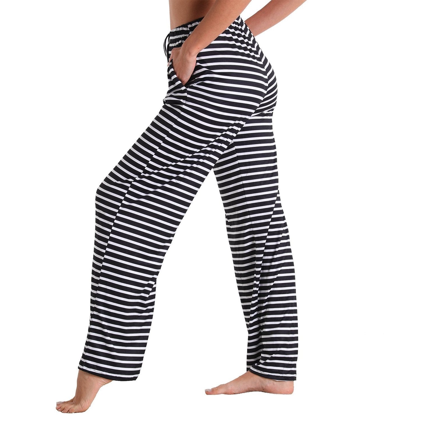 Leisure Women Comfortable Pants with Pocket-Pajamas-3011-S-Free Shipping Leatheretro
