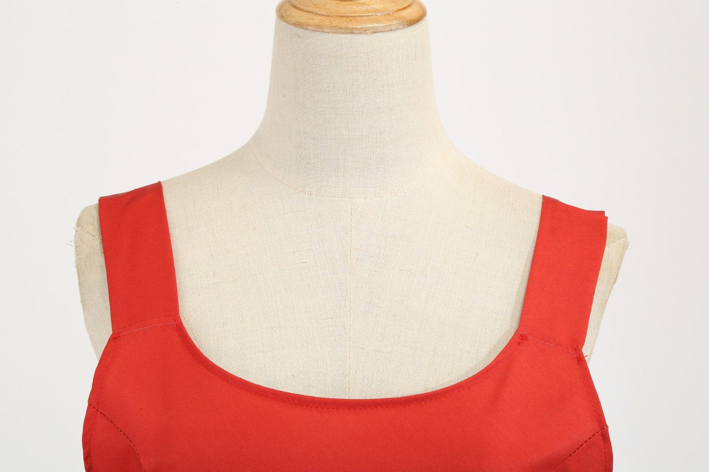 Sexy Tank Top Vintage Zipper Dresses-Dresses-Red-S-Free Shipping Leatheretro