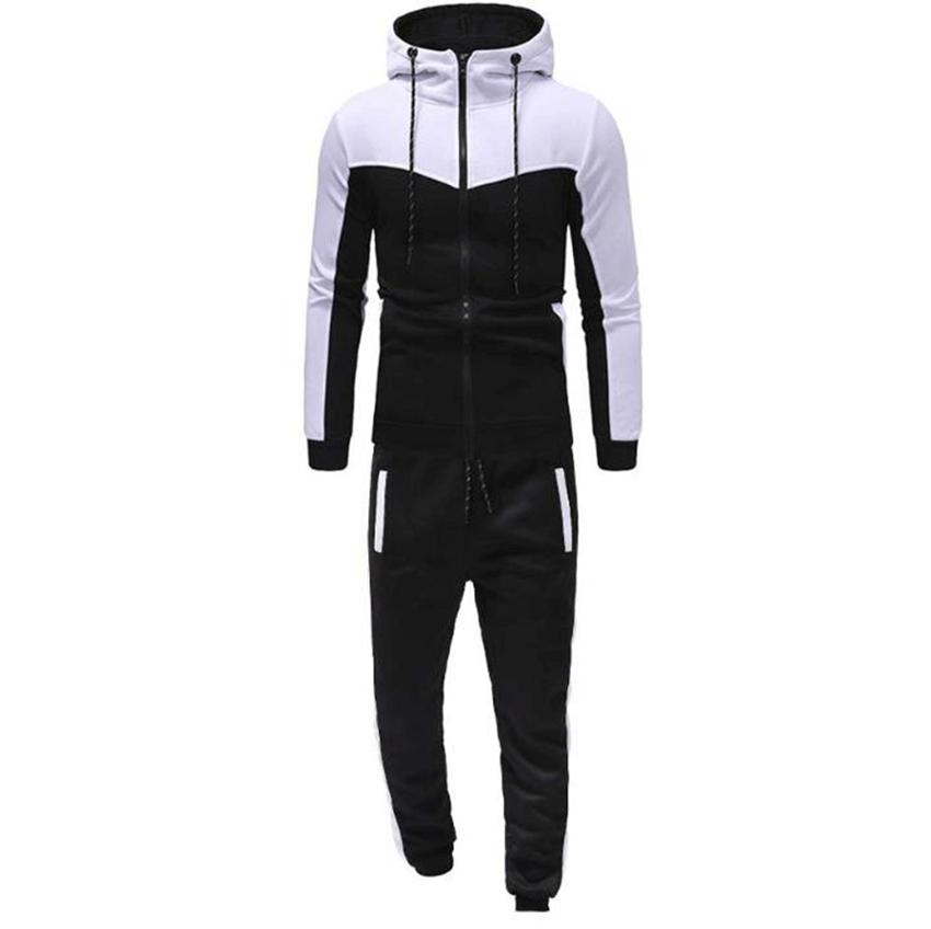 Casual Fall Men Hoodies Sports Suits-Sports Suits-Style1-M-Free Shipping Leatheretro