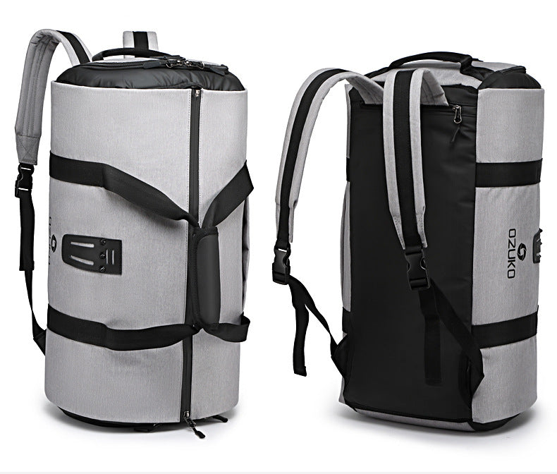 Waterprof Oxford Fabric Multifuctional Foldable Casual Traveling Bags 9209-Duffel Bags-Light Gray-Free Shipping Leatheretro