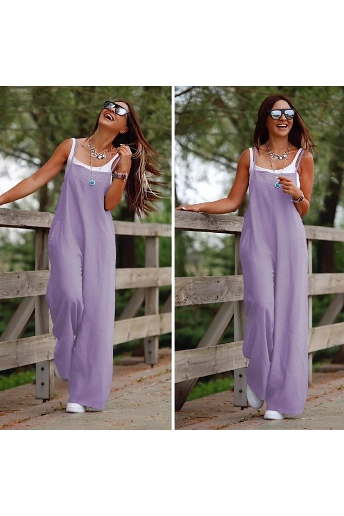 Casual Summer Jumpsuits with Pocket-Jumpsuits & Rompers-Pink-S-Free Shipping Leatheretro