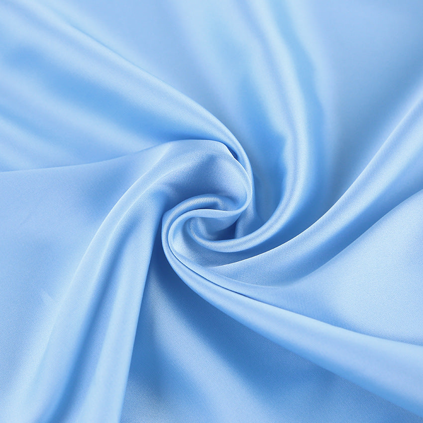Elegant High Waist Long Sleeves Dresses-Dresses-Blue-S-Free Shipping Leatheretro