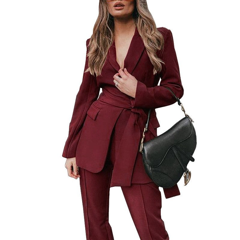 Fashion Two Pieces Outfits for Women-Suits-Black-S-Free Shipping Leatheretro