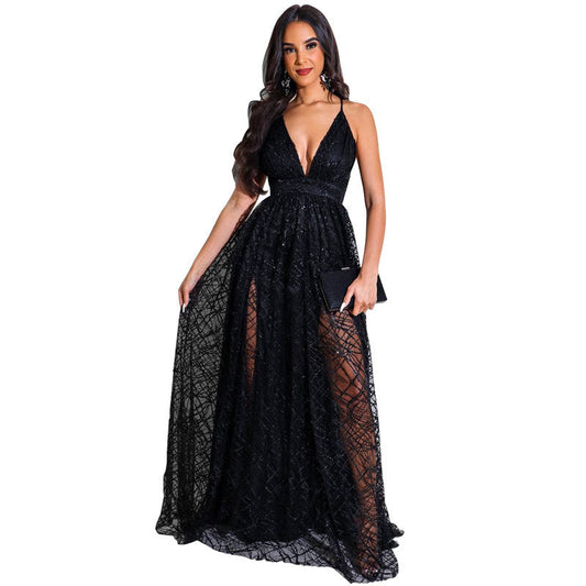 Fairy Black Long Dresses for Women-Dresses-Black-S-Free Shipping Leatheretro