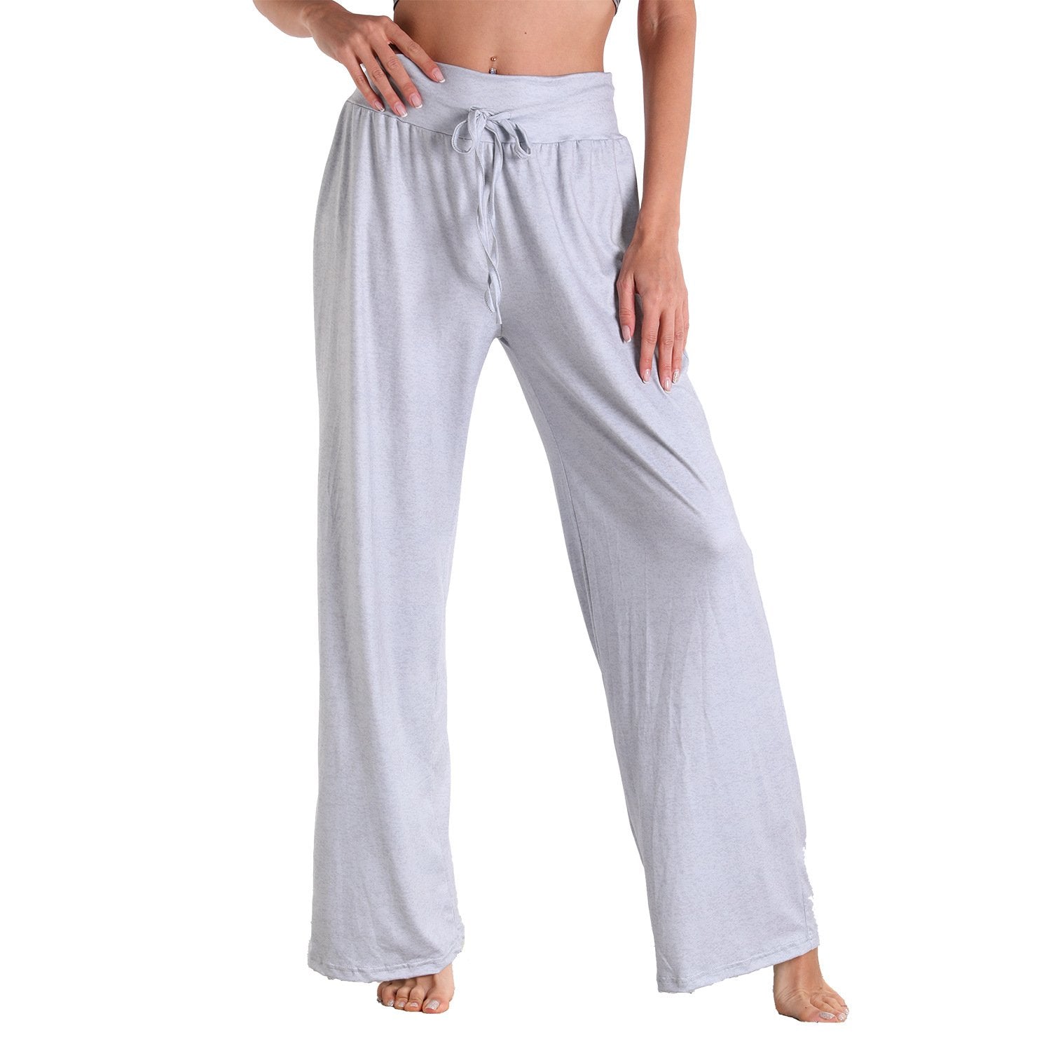 Casual Bandage Solid Loose Homewear Pajamas Pants-Pajamas-2018-S-Free Shipping Leatheretro